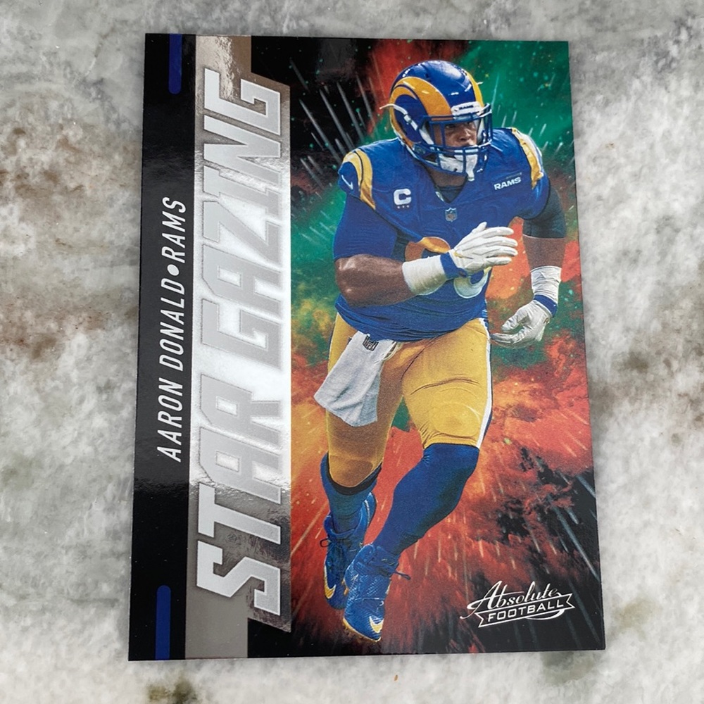 Aaron Donald star gazing panini absolute football